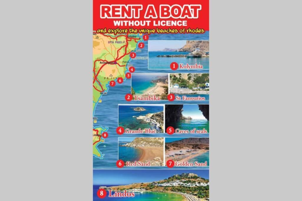 Stegna On Sea Apt Daire Archangelos  Dış mekan fotoğraf